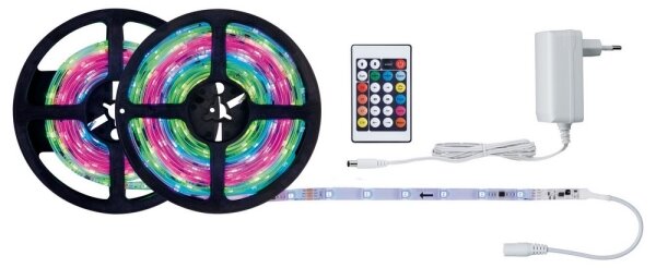 Bandă dimabilă LED RGB/15W Paulmann 70514 SIMPLED 7,5m 230V + telecomandă