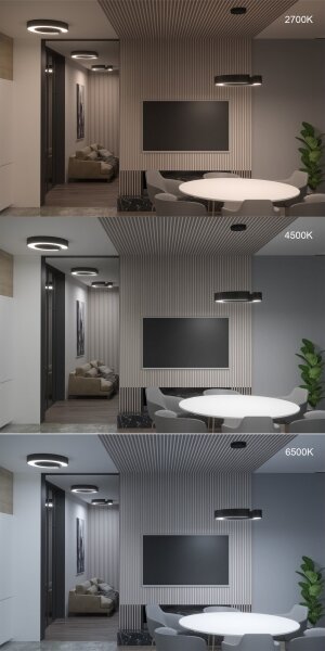 Plafonieră LED SMART C-SHAPED LED/52W/230V 60 cm Immax NEO 7133 + telecomandă ZigBee