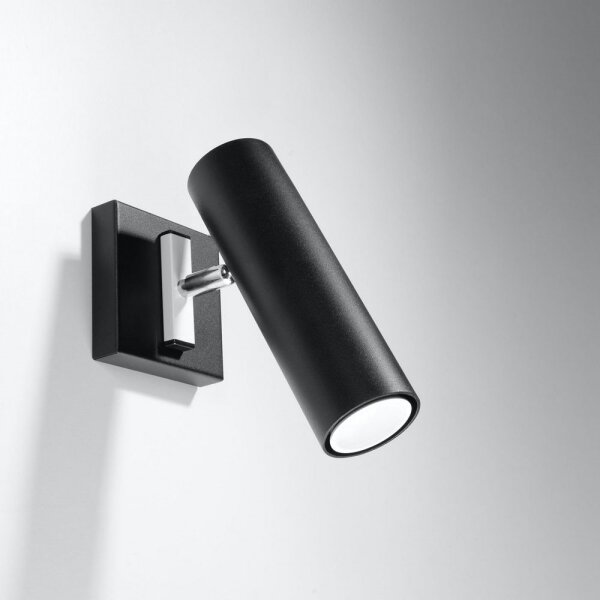 Spot de perete DIREZIONE 1xGU10/40W/230V negru