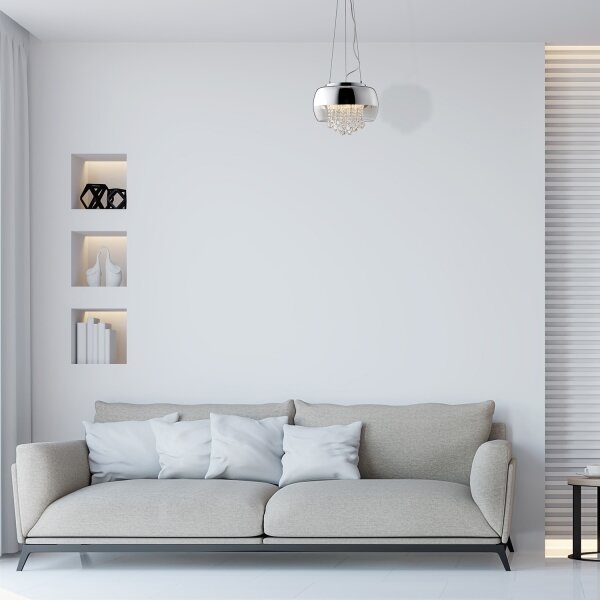 Lustră LED pe cablu LUNA 1xE14/40W/230V