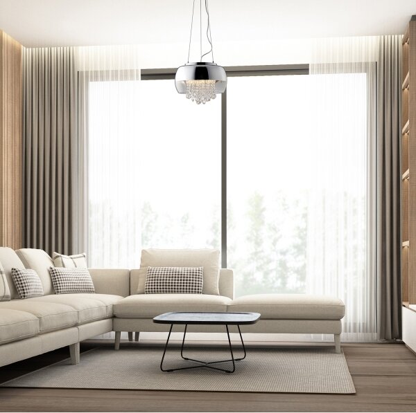 Lustră LED pe cablu LUNA 1xE14/40W/230V