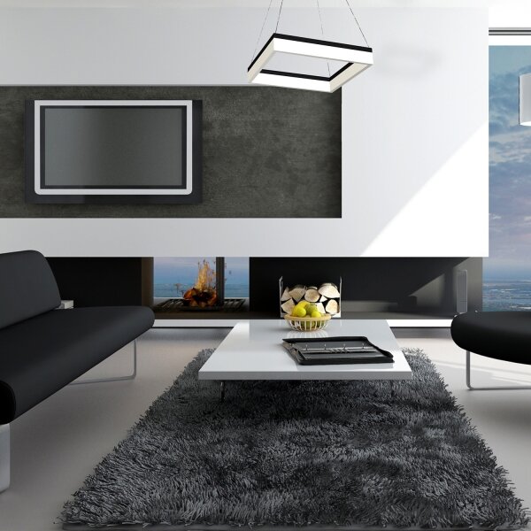 Lustră LED pe cablu NERO LED/32W/230V