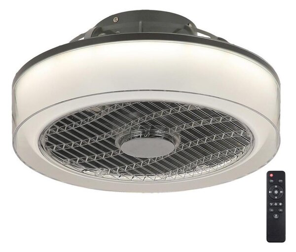 Plafonieră LED dimabilă Rabalux cu ventilator LED/30W/230V + telecomandă