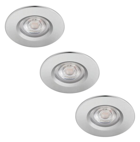 SET 3x plafonieră LED dimabilă pentru baie DIVE LED/5W/230V IP65 Philips