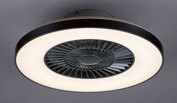 Plafonieră LED dimabilă cu ventilator Rabalux LED/40W/230V + telecomandă