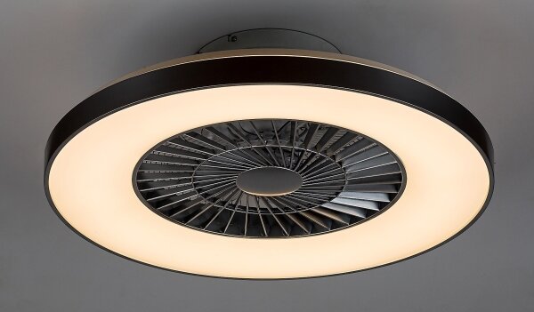 Plafonieră LED dimabilă cu ventilator Rabalux LED/40W/230V + telecomandă