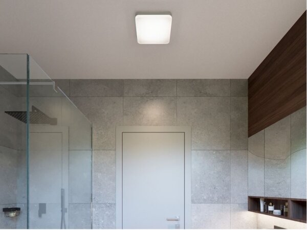 Plafonieră LED SQUARE LED/12W/230V IP54 3000/4000/5700K LED2