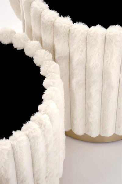 Set 2 taburete Fidda (crem + auriu). 1155958
