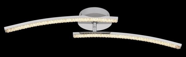 Lustră LED aplicată pentru baie JULES 2xLED/6W/230V IP44 Globo 67169-12IP