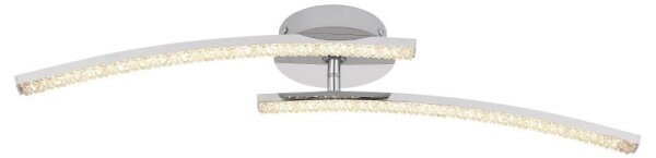 Lustră LED aplicată pentru baie JULES 2xLED/6W/230V IP44 Globo 67169-12IP