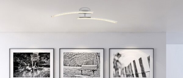 Lustră LED aplicată pentru baie JULES 2xLED/6W/230V IP44 Globo 67169-12IP