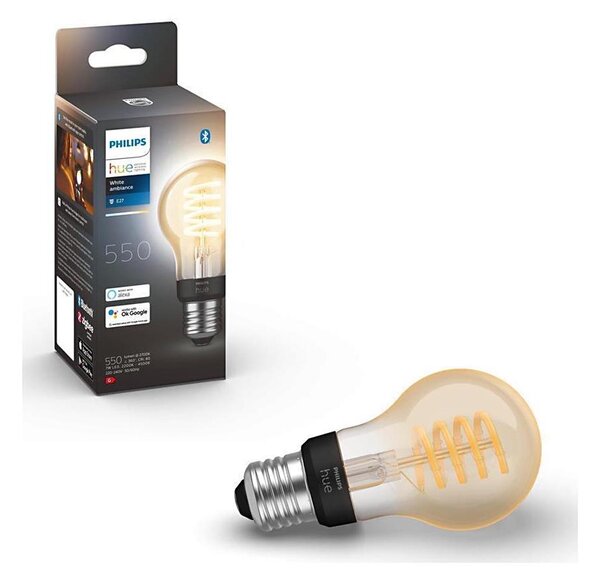 Bec LED dimabil Philips Hue WHITE AMBIANCE A60 E27/7W/230V 2200-4500K