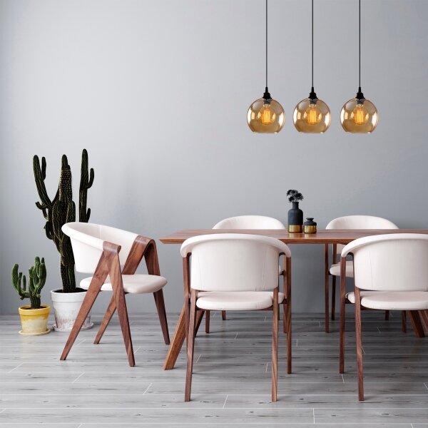 Lustră pe cablu GOLD 3xE27/40W/230V