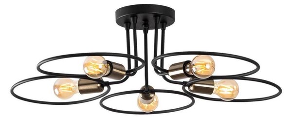 Lustră aplicată CIRCLE 5xE27/40W/230V