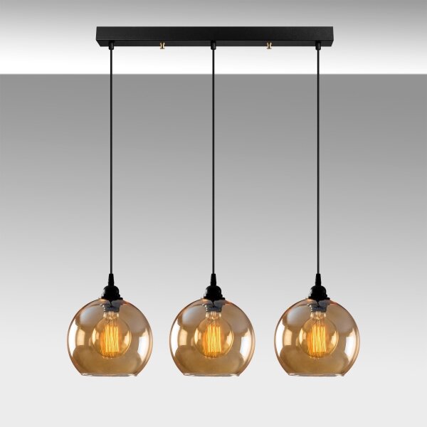 Lustră pe cablu GOLD 3xE27/40W/230V