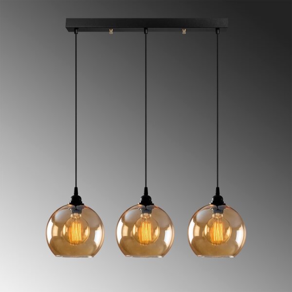 Lustră pe cablu GOLD 3xE27/40W/230V