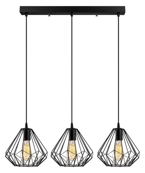 Lustră pe cablu DIAMOND 3xE27/100W/230V