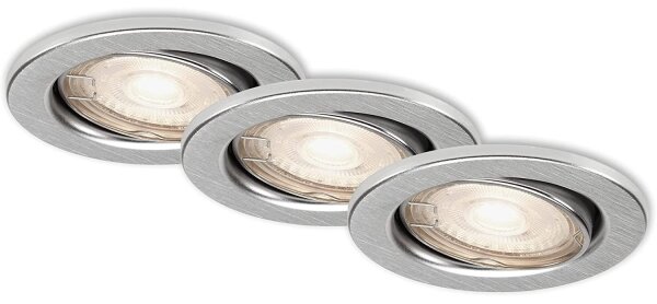 SET 3x corp de iluminat LED dimabil pentru baie Briloner 7149-039 1xGU10/5W/230V IP23