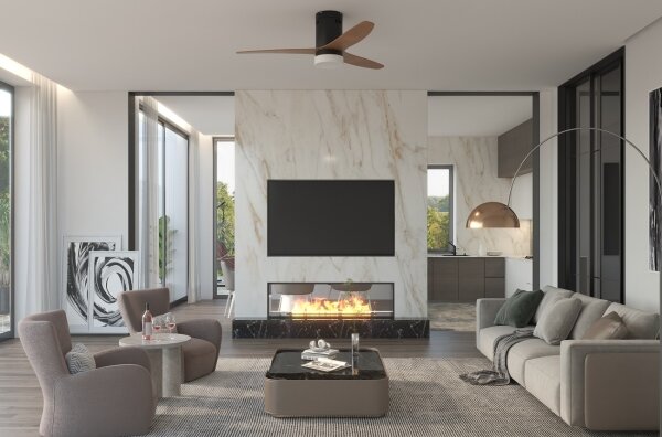 Ventilator LED de tavan Immax NEO 07142-B NEO LITE VENTO LED/18W/230V Tuya Wi-Fi + telecomandă