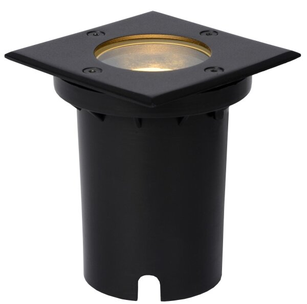 Corp de iluminat de exterior pentru căi de acces BILTIN 1xGU10/35W/230V IP67 negru Lucide 11800/01/30