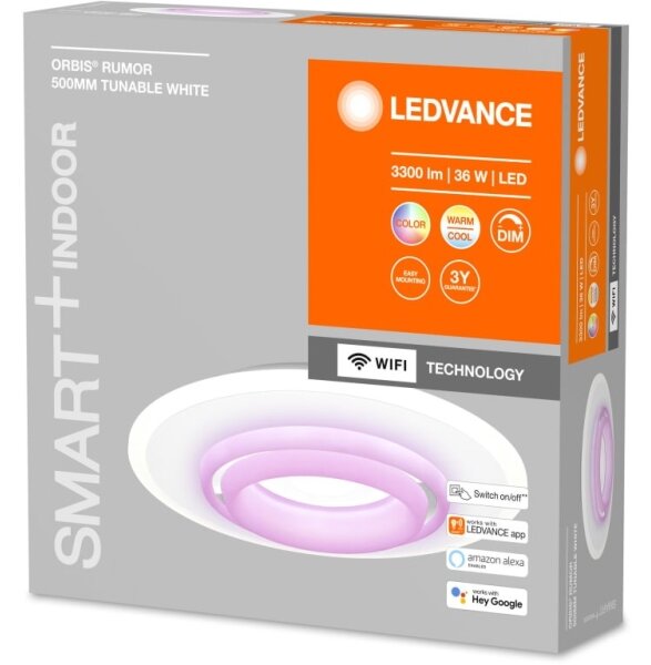 Plafonieră LED RGBW dimabilă SMART+ ORBIS LED/32W/230V Wi-Fi Ledvance