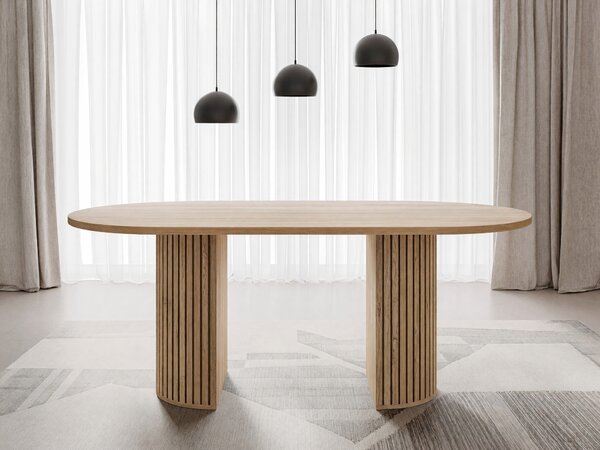 Masă Comfivo Ulma, Stejar Cremona, 75x90x185cm, 51 kg