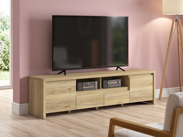 Comodă TV Nolroma 143, Stejar, PAL laminat, 49x182x40cm, 47 kg