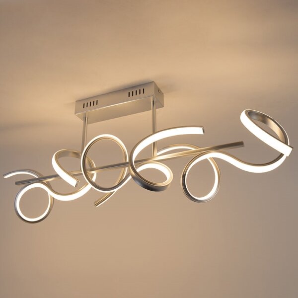 Lustră LED aplicată dimabilă CURLS LED/25,8W/230V Leuchten Direkt 19032-21