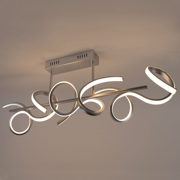 Lustră LED aplicată dimabilă CURLS LED/25,8W/230V Leuchten Direkt 19032-21