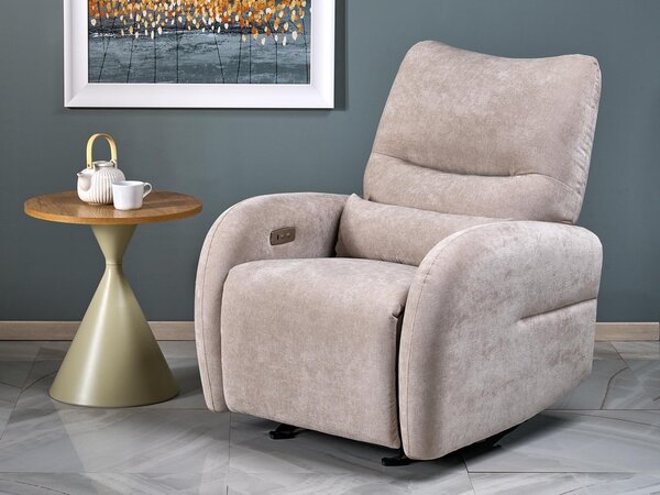 Fotoliu recliner Houston 2226, Bej, Tapiterie, 81x85x85cm, 44 kg