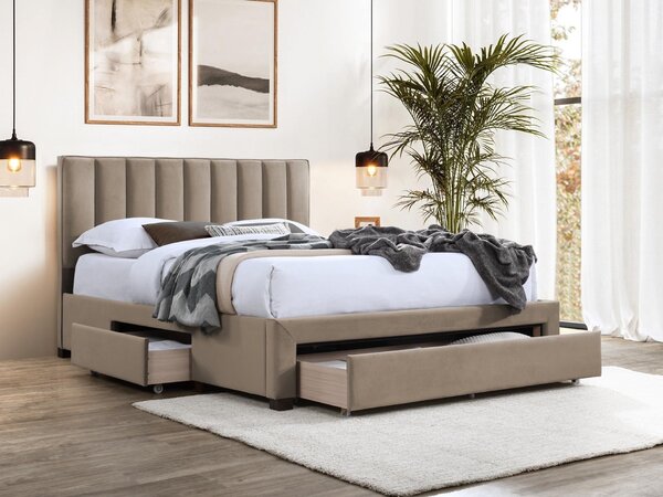 Pat Houston Fides, Taupe, Tapiterie, 111x145x214cm, 64 kg, Lemn: Cauciuc