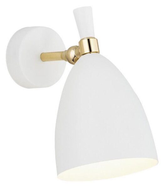 Aplică CHARLOTTE 1xE27/15W/230V albă/aurie Argon 4699