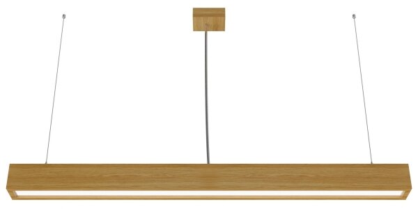 Lustră LED pe cablu LOOK LED/36W/230V 4000K 120 cm stejar APLED