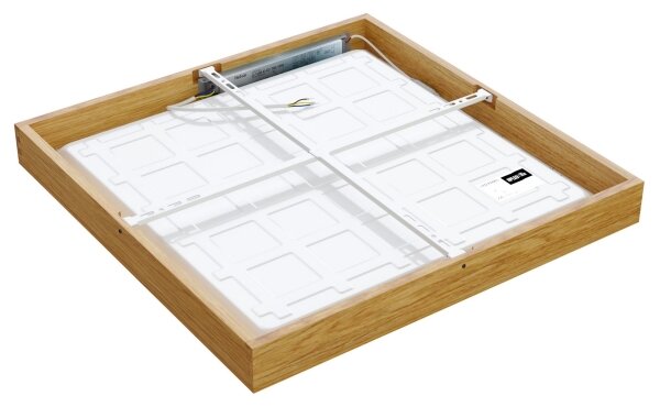 Panou LED aplicat QUADRA LED/40W/230V stejar APLED