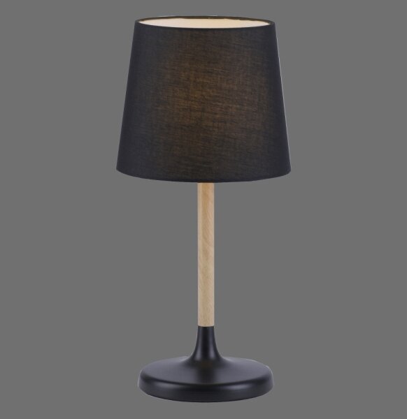 Lampă de masă NIMA 1xE14/40W/230V neagră Leuchten Direkt 14423-18
