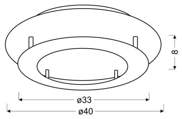 Plafonieră LED MERLE LED/18W/230V