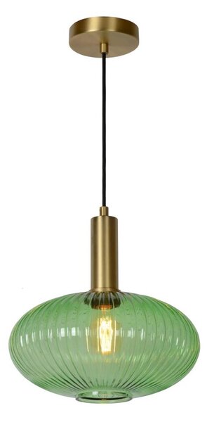 Lustră pe cablu MALOTO 1xE27/40W/230V d. 30 cm verde Lucide 45386/30/33