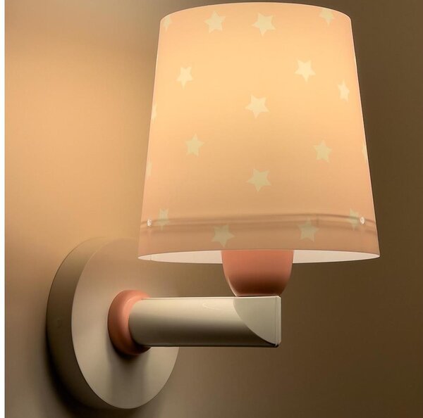 Aplică pentru copii STAR LIGHT 1xE27/60W/230V roz Dalber 82219S