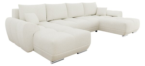 Colțar Signis I, Funcția de dormit, Spațiu de depozitare, 362x183x85cm, 171.5 kg, Picioare: Plastic