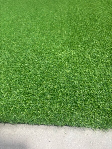 Gazon Artificial Leisure, Fir 15 mm, Verde, pentru Grădină, Curte, Terasă și Piscină 3 metri, 7 metri