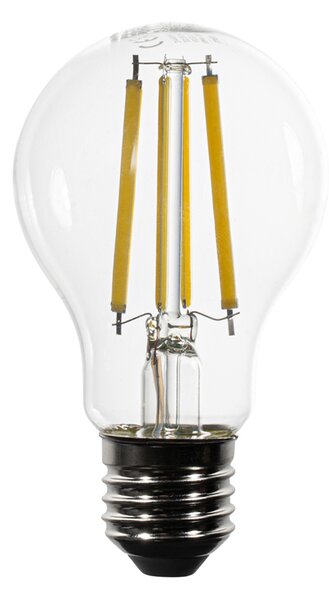 Set de 5 becuri LED E27 dimabile A60 transparente 7.2W 1521lm 3000K
