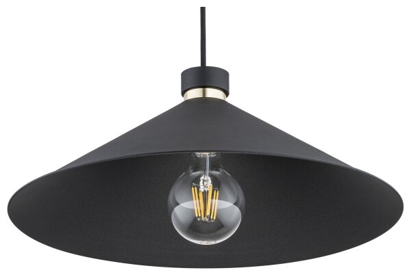 Lustră pe cablu NASHVILLE 1xE27/15W/230V neagră Argon 4695
