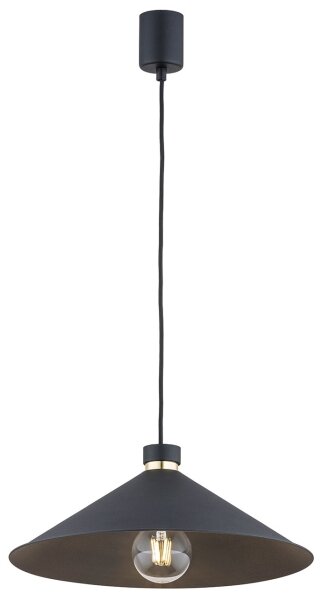 Lustră pe cablu NASHVILLE 1xE27/15W/230V neagră Argon 4695