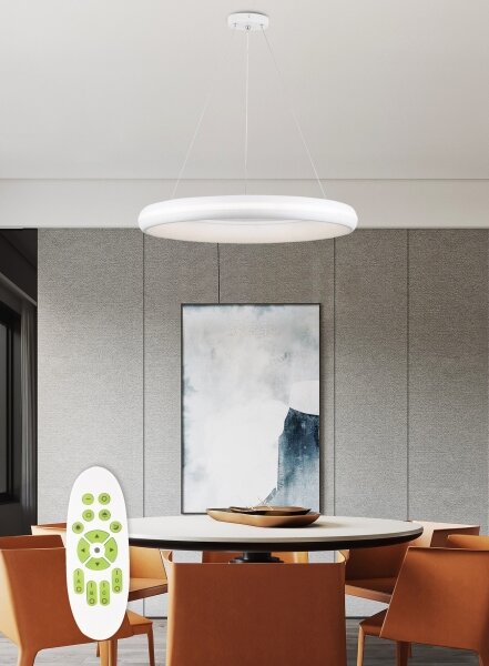 Lustră LED pe cablu dimabilă LED/60W/230V albă Top Light + telecomandă