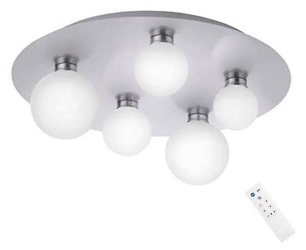 Plafonieră LED RGB dimabilă DICAPO 5xLED/3W/230V 3000-5000K Trio + telecomandă