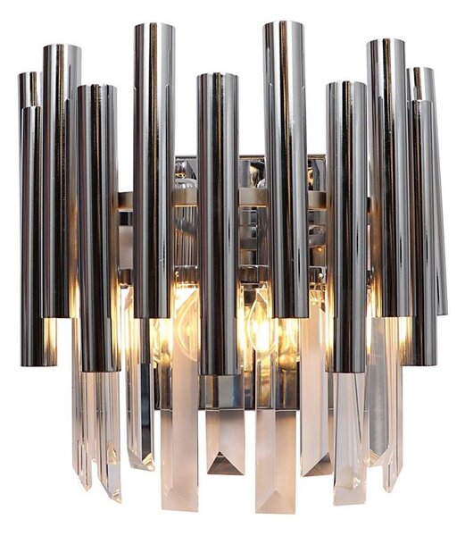 Aplică de cristal MADISON 2xE14/40W/230V crom