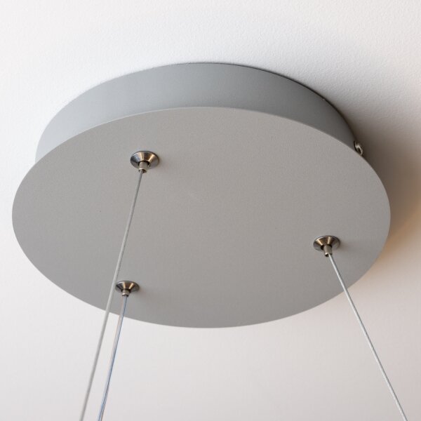 Brilagi - Lustra LED dimabilă pe cablu LED/40W/230V 3000-6500K gri + telecomandă