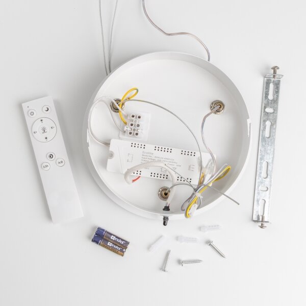 Brilagi - Lustra LED reglabilă pe cablu, 40W/230V, 3000-6500K, albă, cu telecomandă