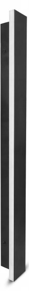 Corp de iluminat de perete pentru exterior LED/18W/230V 60 cm IP65 negru