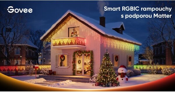Govee - LED RGBIC Ghirlandă cu țurțuri pentru exterior 10m Wi-Fi Matter IP65